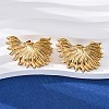 304 Stainless Steel Stud Earrings for Women EJEW-F357-03G-02-1