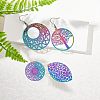 201 Stainless Steel Filigree Pendants STAS-UN0003-28-6