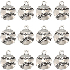 100PCS Tibetan Style Zinc Alloy Pendants TIBEP-SC0002-83-1
