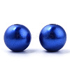Spray Painted ABS Plastic Imitation Pearl Beads OACR-T015-05B-06-2
