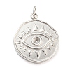 Tarnish Resistant 304 Stainless Steel Pendant Rhinestone Settings LS-STAS-P333-05P-1