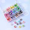 96Pcs 12 Style Resin European Beads RPDL-YW0001-01-5