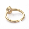 Adjustable Brass Cuff Finger Rings RJEW-G096-04G-3
