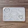 Heart DIY Silicone Quicksand Molds LS-DIY-G079-07A-2