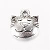 Tibetan Style Alloy Kitten Charms TIBE-T003-067AS-FF-1