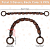 6Pcs Wood Rice Beaded Bag Handles HJEW-PH02166-2
