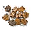 Natural Tiger Eye Pendants G-B127-16P-04-1