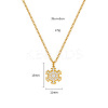 Christmas 304 Stainless Steel Enamel Pendant Necklaces FS-WGDAA96-05-1