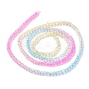 Transparent Gradient Color Glass Beads Strands GLAA-G101-2mm-10-6