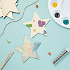 50Pcs Wood Cutouts DIY-SP0004-64A-03-5