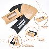 30Pcs 2 Colors Kraft Paper Pillow Candy Box CON-PH0002-49-7