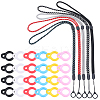 5Pcs 5 Colors Polyester Neck Strap DIY-GF0008-26-1