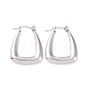 Non-Tarnish 304 Stainless Steel Hoop Earrings for Women EJEW-F287-07P-1