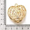 Brass with Cubic Zirconia Pendants KK-E792-30G-03-3