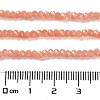 Baking Paint Imitation Jade Glass Bead Strands LS-DGLA-A034-J8MM-A34-3