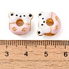 Cartoon Animal Donut Alloy Enamel European Beads FIND-U008-02G-A-2