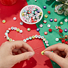 Christmas Theme 300Pcs Handmade Polymer Clay Beads CLAY-SP0001-01B-3
