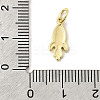 Brass Enamel Charms KK-K302-21B-G-3