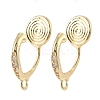 Brass Clip-on Earring Findings KK-K371-27A-G-1