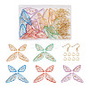 DIY Butterfly Wing Earrings Making Kit DIY-TA0003-73-13
