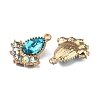 Glass Rhinestone Pendants FIND-TAC0017-07LG-02-2