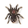 Holloween Spider Alloy Rhinestone Brooches JEWB-S023-02A-1
