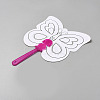 Paper Hand Held Fan DIY-WH20001-27E-01-2