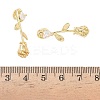 Brass Micro Pave Cubic Zirconia Pendants KK-L256-03G-3