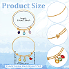 4Pcs 2 Styles 304 Stainless Steel Charm Bangles for Women BJEW-UN00031-3