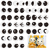 144Pcs 24 Style Glass Doll Craft Eyes Cabochons DIY-OC0011-83A-1