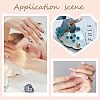 240Pcs 12 Style Camellia Transparent Resin Cabochons MRMJ-OC0003-41-7