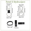 Belt Ring Keeper Keychain Making Kit DIY-GO0001-76-2