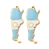 304 Stainless Steel & Enamel Pendants SA-CBA6ECE-01A-G-1