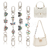Alloy Enamel & Resin & Rhinestone Link Purse Strap Extenders FIND-AB00037-01-1