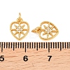 Brass Micro Pave Cubic Zirconia Pendants KK-F927-12D-G-3