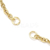 3Pcs 3 Colors Stainless Steel Cable Chain Bracelet Making AJEW-JB01231-3