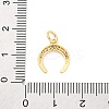 Brass Micro Pave Cubic Zirconia Pendants KK-D325-44G-3