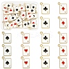32Pcs 4 Styles Rack Plating Alloy Charms ENAM-YW0005-57-1
