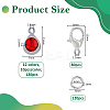 DIY Teardrop Alloy Rhinestone Pendent Decoration Making Kits DIY-FH0008-96-2