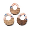 Resin and Walnut Pendants FIND-R051-10-2