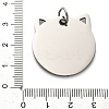 201 Stainless Steel Stamping Blank Tag Pendants LS-STAS-H438-03P-1-3