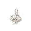 Rack Plating Brass Clear Cubic Zirconia Charms KK-Z056-28P-1
