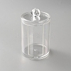 Column Acrylic Cotton Swab Box AJEW-WH20020-302A-1
