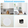 SUPERFINDINGS 8Pcs PP Plastic Frosted Blank Plate DIY-FH0005-42-6