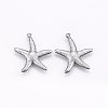 Tarnish Resistant 304 Stainless Steel Pendants X-STAS-E438-21B-P-1