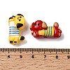 Baking Paint Opaque Acrylic Beads OACR-H060-03-3