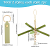 1Pc PU Leather Keychains KEYC-SC0002-03-2