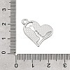 UV Plating Alloy Crystal Rhinestone Pendants RB-CBAD37D-29P-3