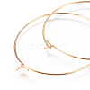 304 Stainless Steel Hoop Earrings Findings X-STAS-F227-54E-G-2
