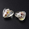 Handmade Lampwork Silver Foil Glass Beads FOIL-T005-01D-3